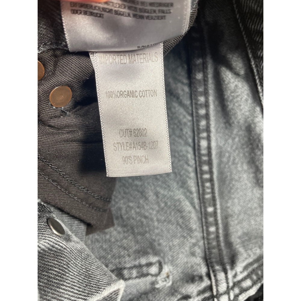 AGOLDE 90s Pinch Waist High Rise Straight Leg Jeans Grey Washed‎ Black Size 26 - Picture 3 of 9